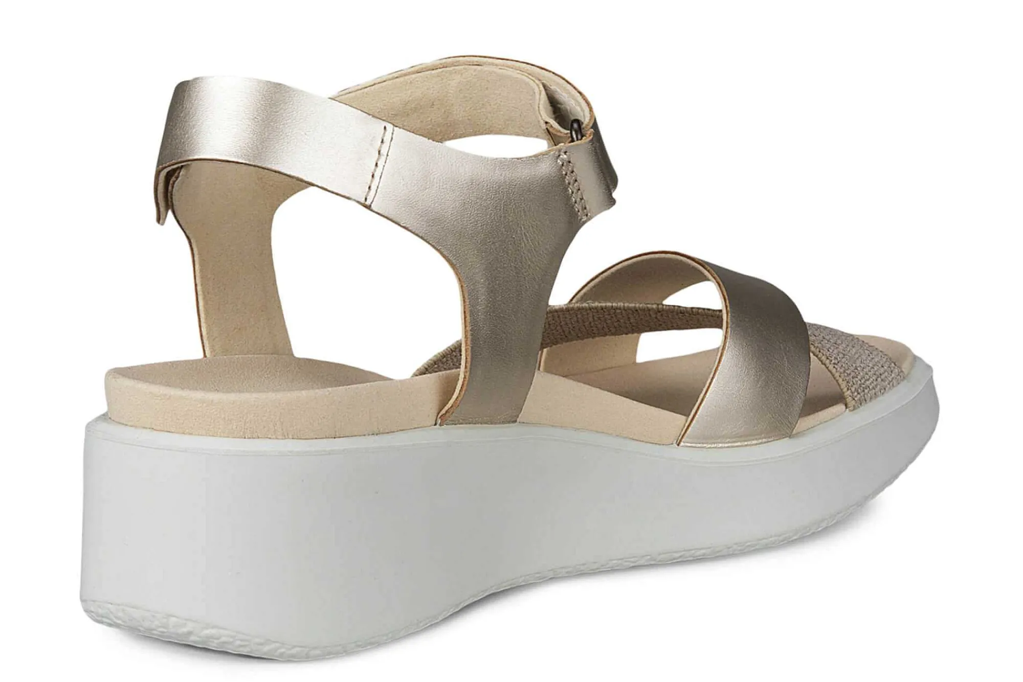 Ecco Sandalias^Sandalias De Cuna Flowt W Wedge Lx Cr Lea